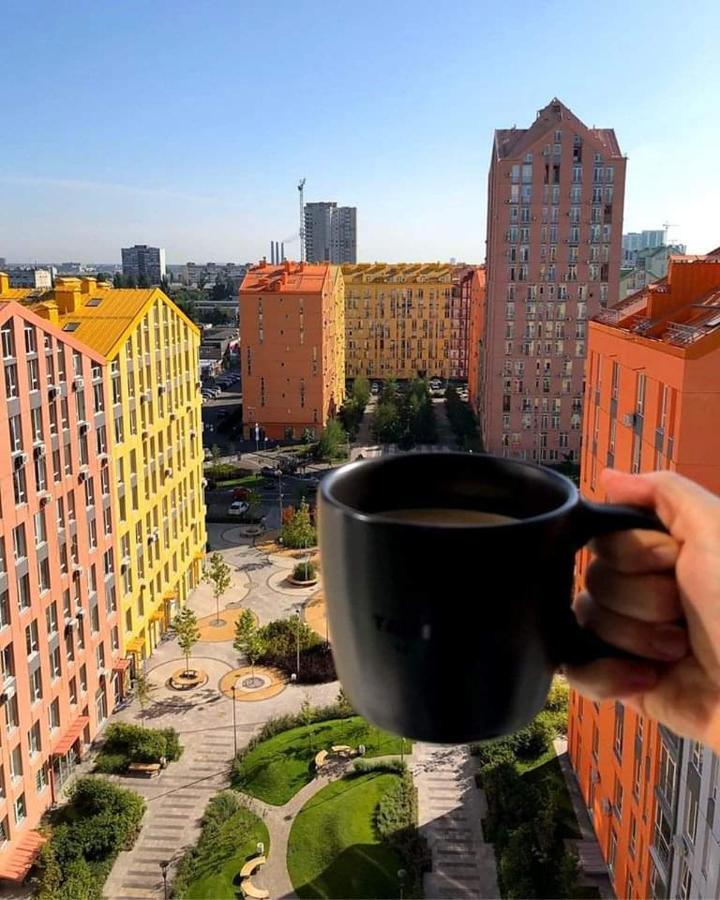 Comfortable Studio Apartments In A Secure Residential Complex Comfort Town Кт-02 Київ Екстер'єр фото